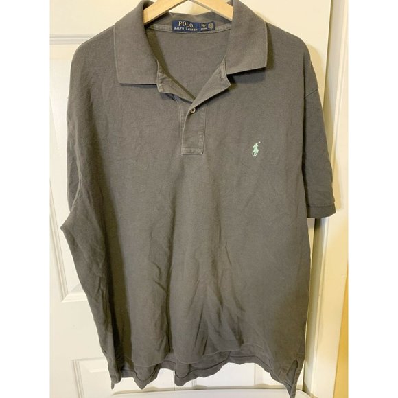 Polo Ralph Lauren Pony Shirt Men’s Sz 1XB Big Gray - Picture 4 of 10